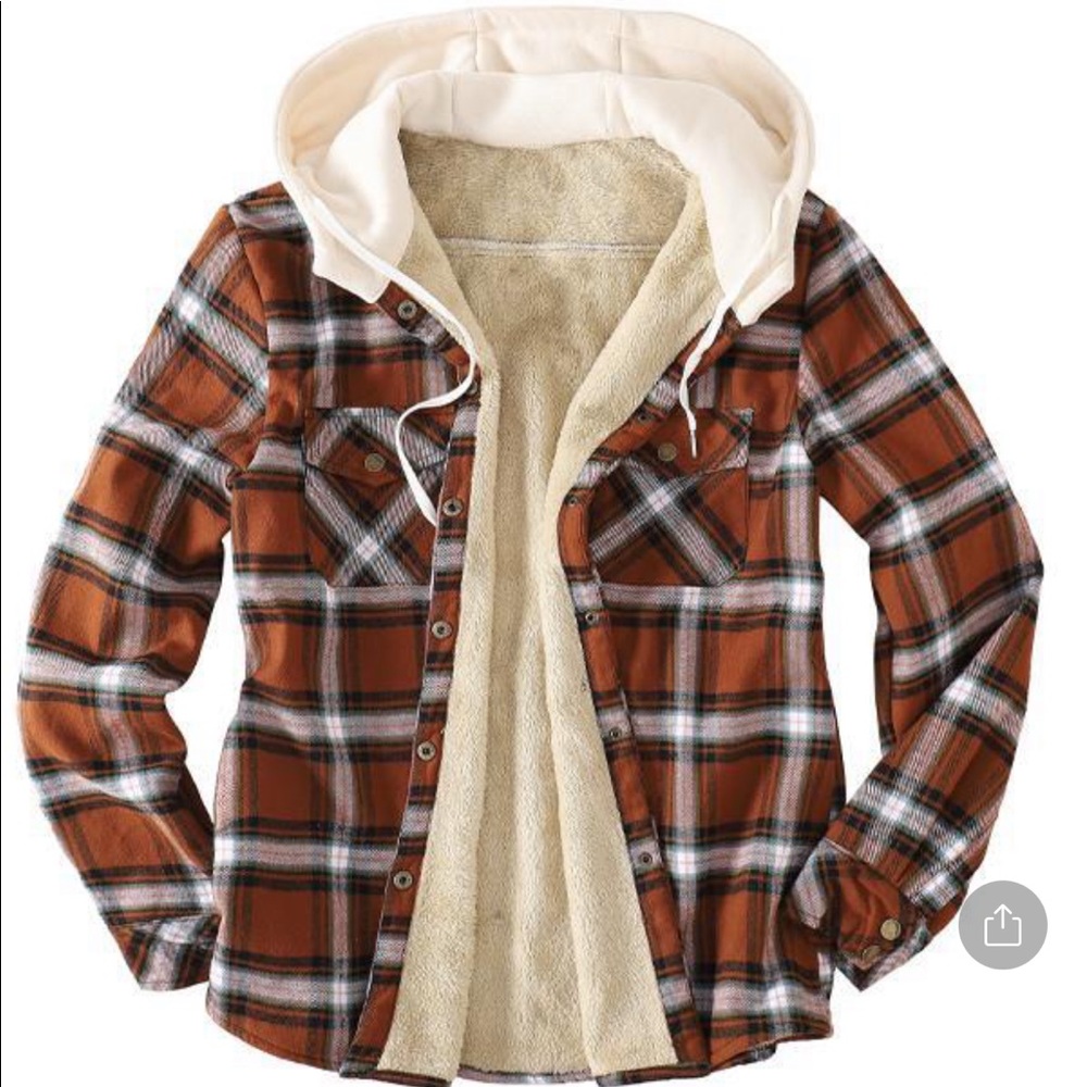 Mens Flannel and Fleece Jacket
